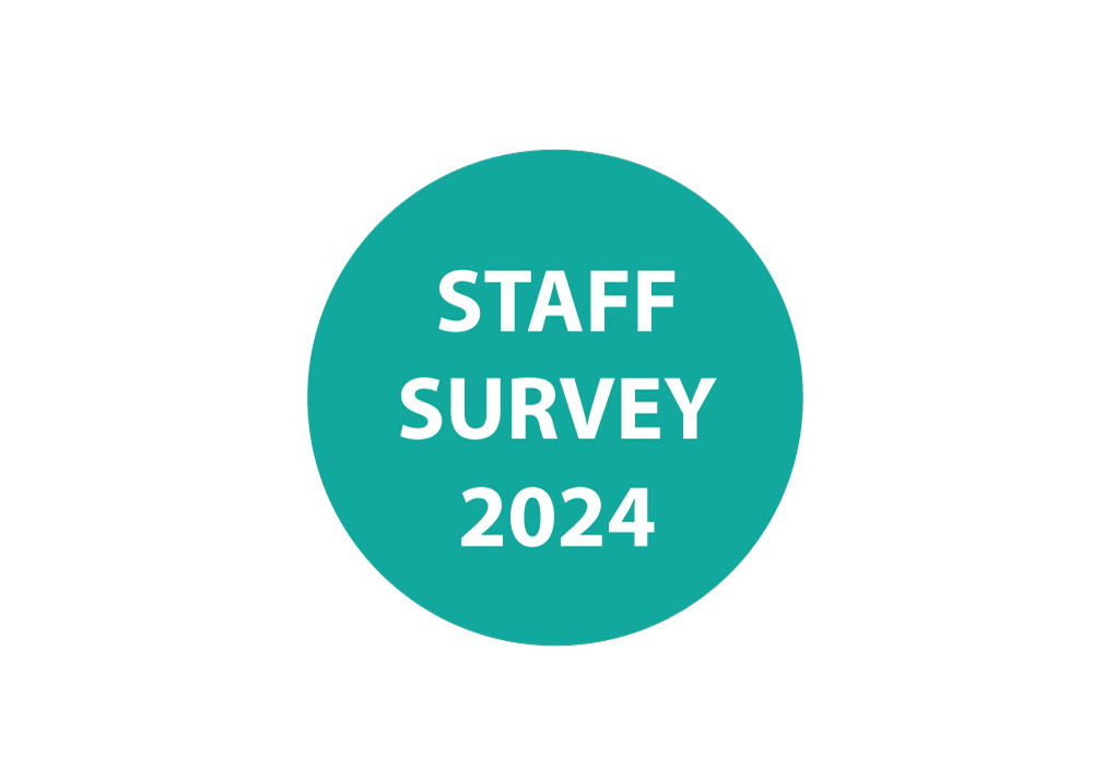 staff survey 2024 text within a circle